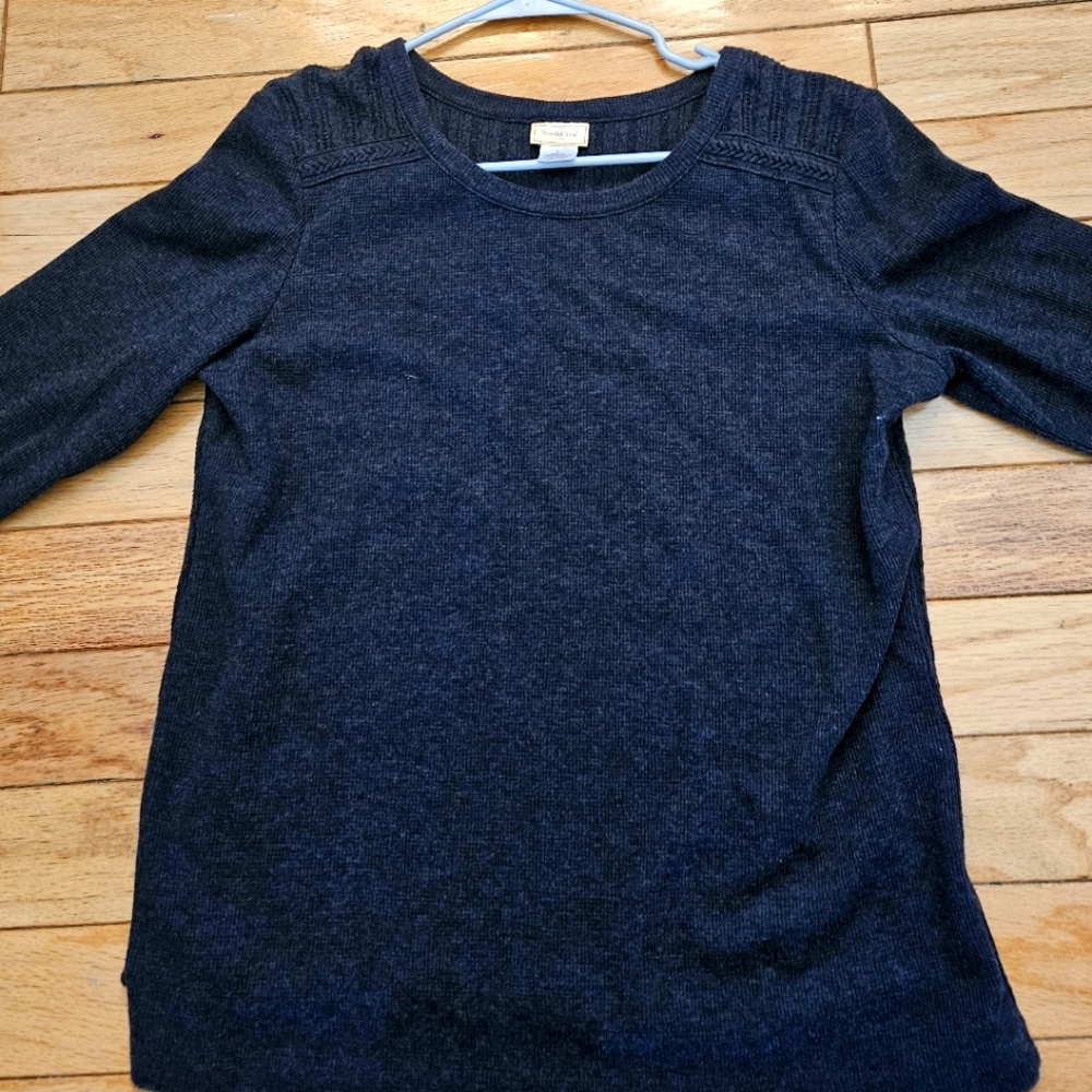 Northcrest Black Woven Sweater (LG)